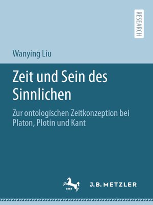 cover image of Zeit und Sein des Sinnlichen